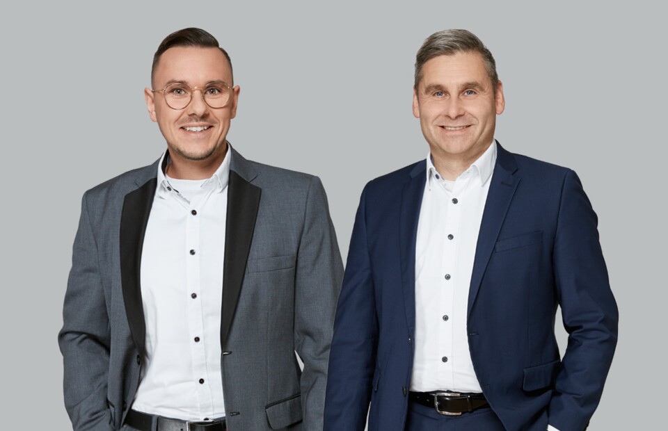 Bild unserer Immobilienmakler Paul Rothe und Enrico Herrmann